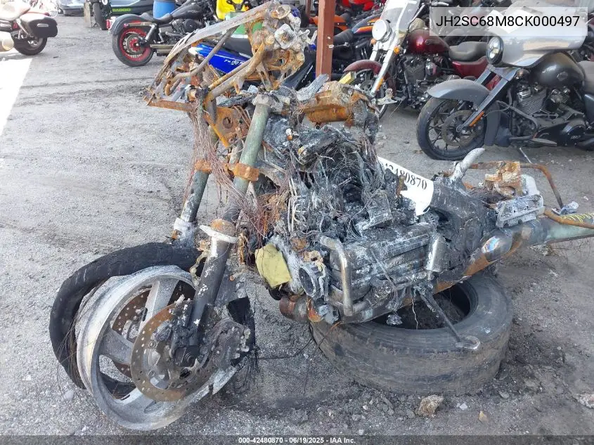 2012 Honda Gl1800 VIN: JH2SC68M8CK000497 Lot: 42480870