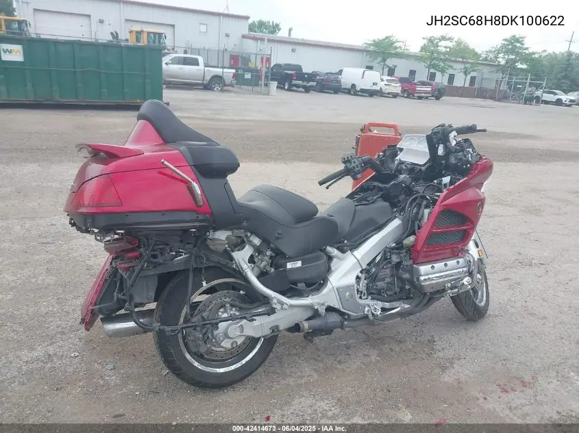 2013 Honda Gl1800 H VIN: JH2SC68H8DK100622 Lot: 42414673