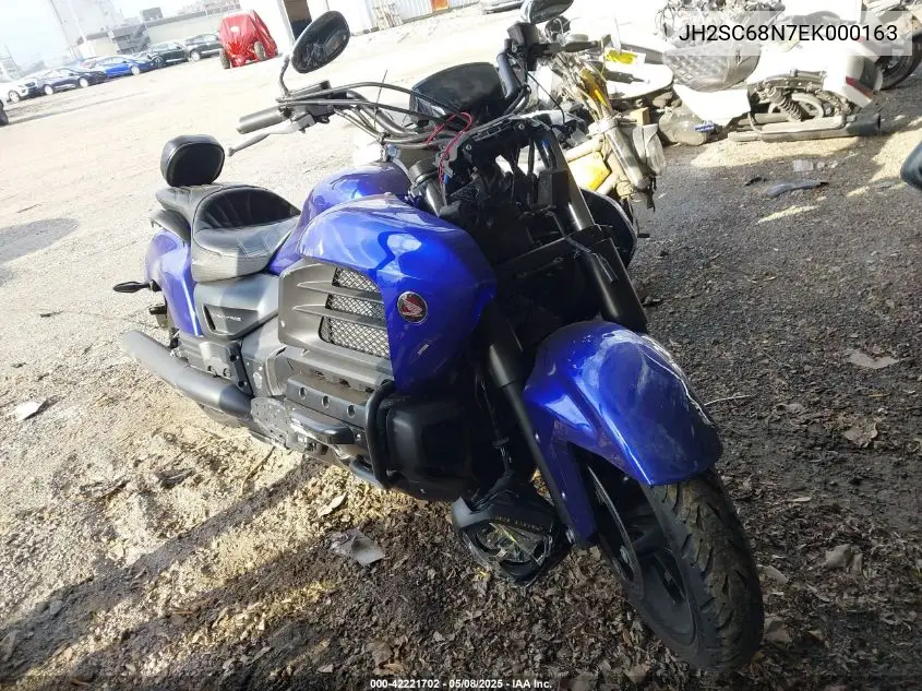 2014 Honda Gl1800 C VIN: JH2SC68N7EK000163 Lot: 42221702