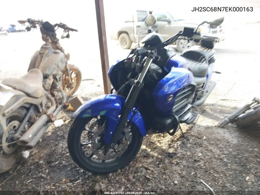 2014 Honda Gl1800 C VIN: JH2SC68N7EK000163 Lot: 42221702