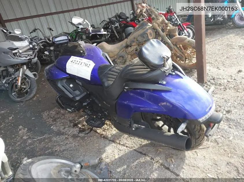 2014 Honda Gl1800 C VIN: JH2SC68N7EK000163 Lot: 42221702