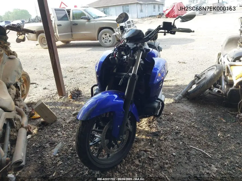 2014 Honda Gl1800 C VIN: JH2SC68N7EK000163 Lot: 42221702