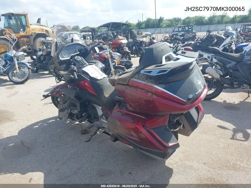 2021 Honda Gl1800 D VIN: JH2SC7970MK300065 Lot: 42555416