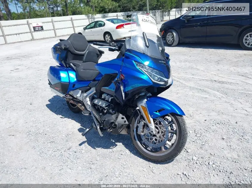 2022 Honda Gl1800 D VIN: JH2SC7955NK400467 Lot: 42612699