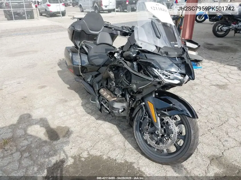 2023 Honda Gl1800 D VIN: JH2SC7959PK501742 Lot: 42118495