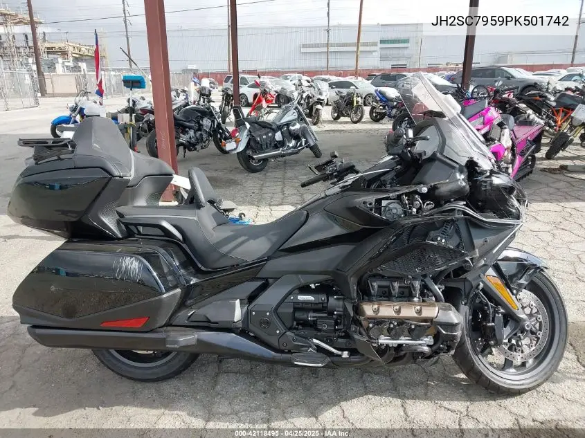 2023 Honda Gl1800 D VIN: JH2SC7959PK501742 Lot: 42118495