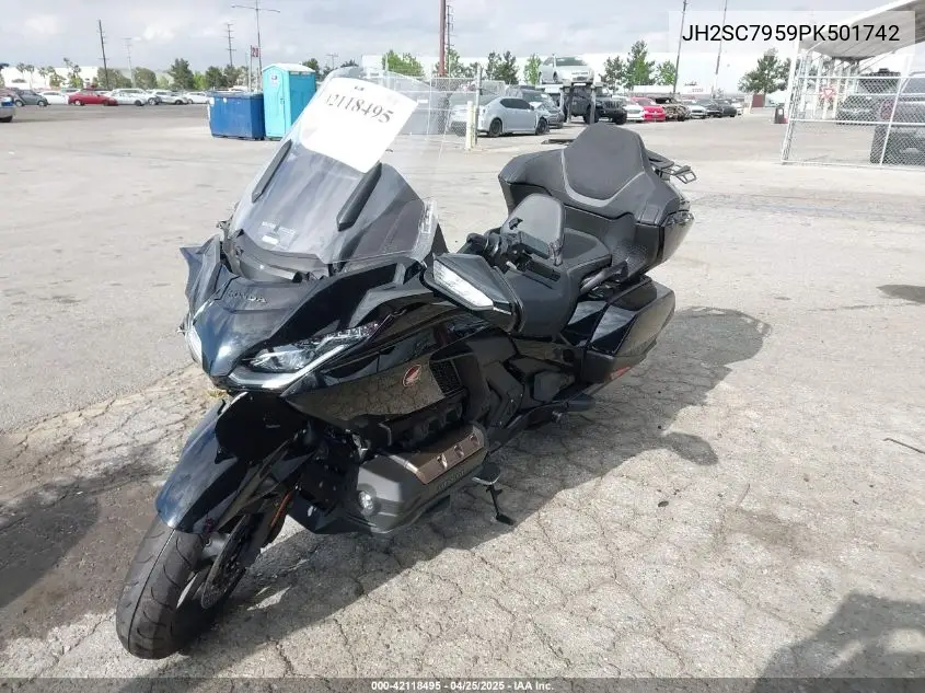2023 Honda Gl1800 D VIN: JH2SC7959PK501742 Lot: 42118495