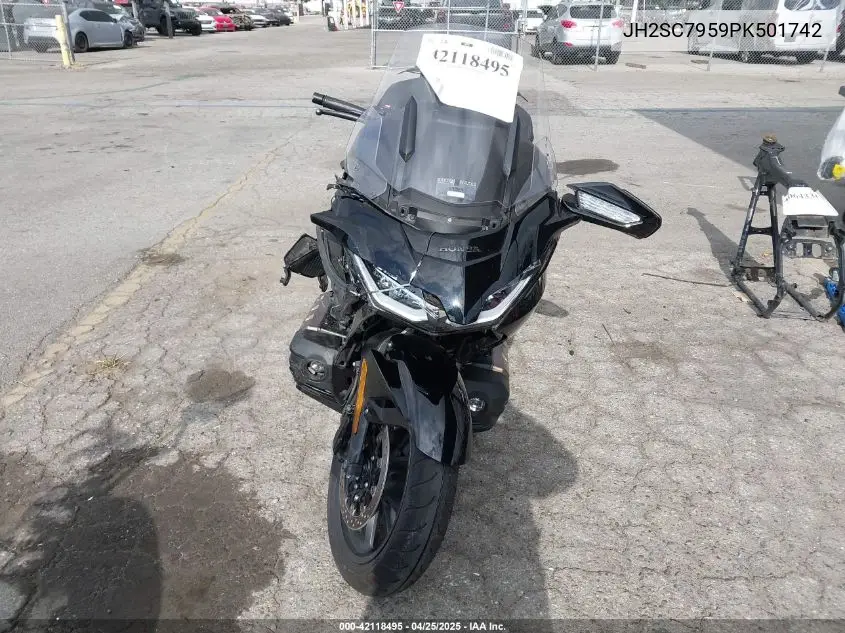 2023 Honda Gl1800 D VIN: JH2SC7959PK501742 Lot: 42118495