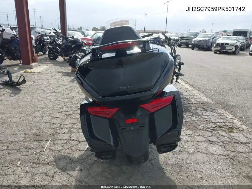 2023 Honda Gl1800 D VIN: JH2SC7959PK501742 Lot: 42118495