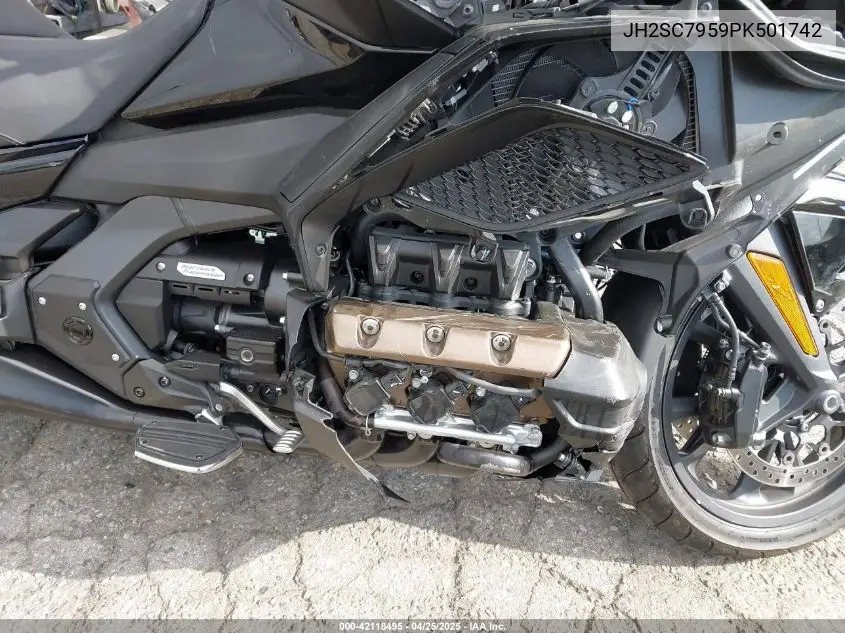 2023 Honda Gl1800 D VIN: JH2SC7959PK501742 Lot: 42118495