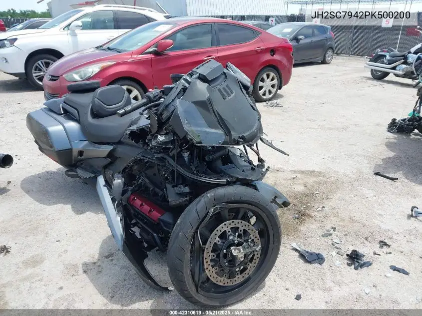 2023 Honda Gl1800 B VIN: JH2SC7942PK500200 Lot: 42310619