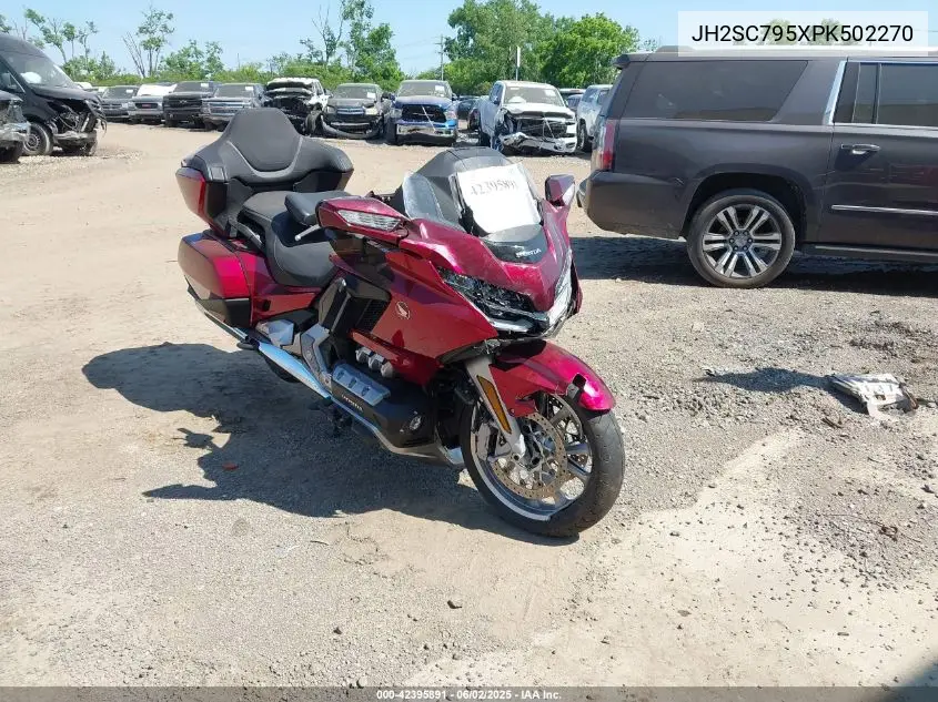 2023 Honda Gl1800 D VIN: JH2SC795XPK502270 Lot: 42395891