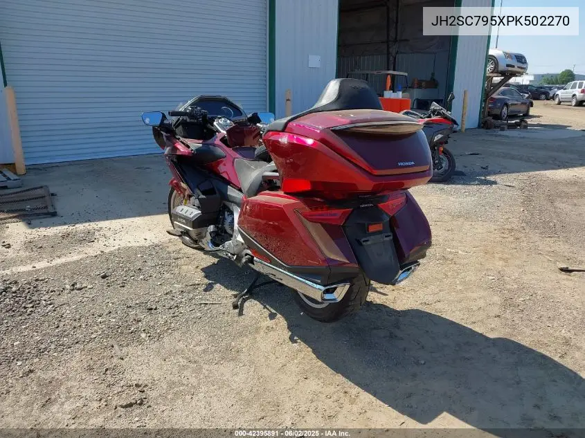 2023 Honda Gl1800 D VIN: JH2SC795XPK502270 Lot: 42395891