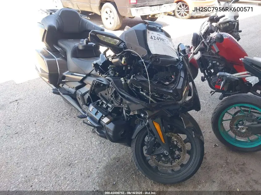 2024 Honda Gl1800 D VIN: JH2SC7956RK600571 Lot: 42498753