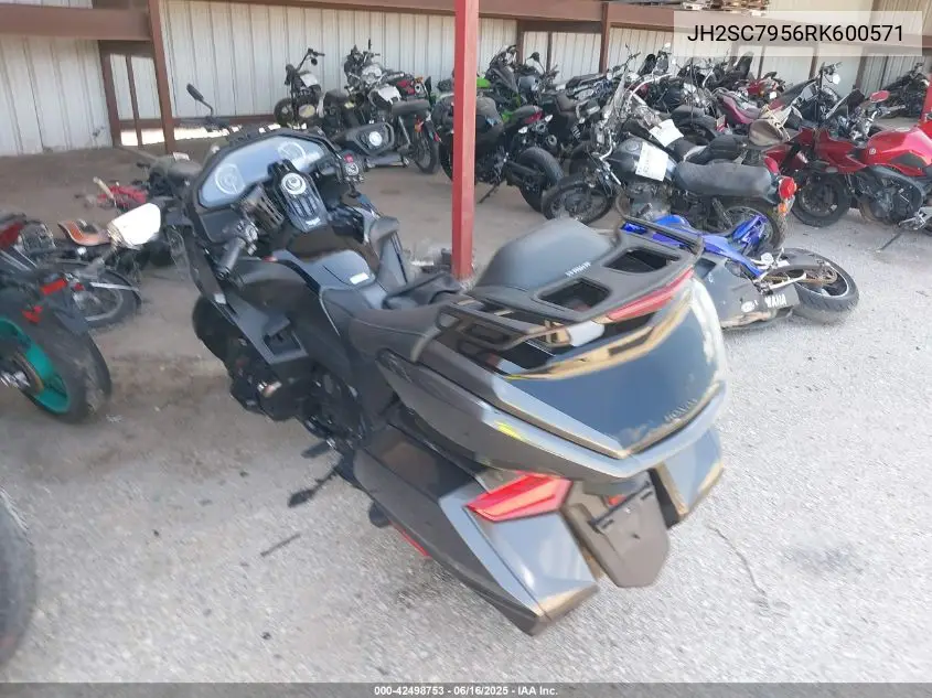 2024 Honda Gl1800 D VIN: JH2SC7956RK600571 Lot: 42498753