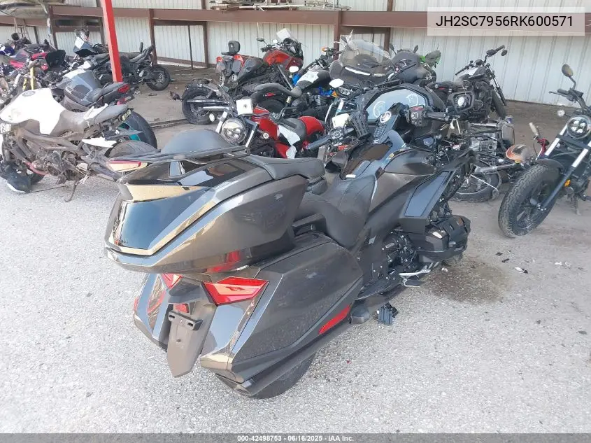 2024 Honda Gl1800 D VIN: JH2SC7956RK600571 Lot: 42498753
