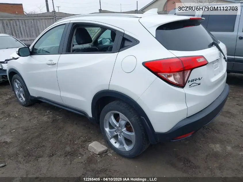 3czru6h79gm112703 3CZRU6H79GM112703 2016 Honda Hr-V