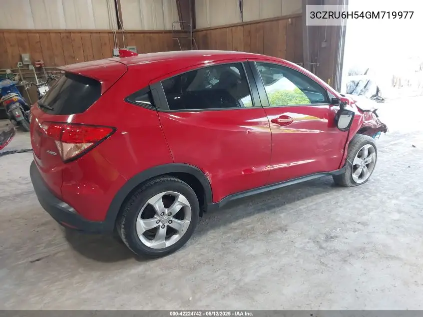 2016 Honda Hr-V Ex VIN: 3CZRU6H54GM719977 Lot: 42224742