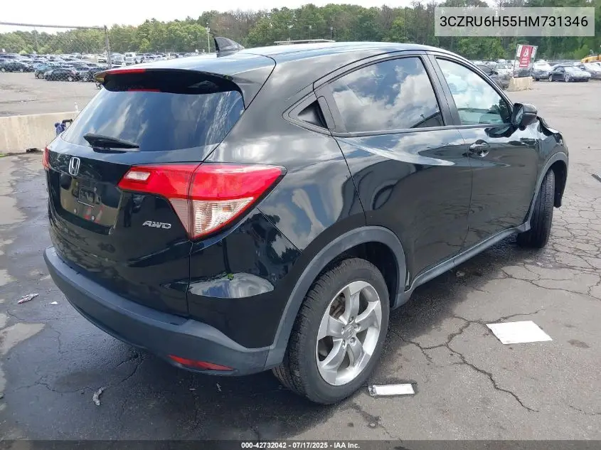 2017 Honda Hr-V Ex VIN: 3CZRU6H55HM731346 Lot: 42732042