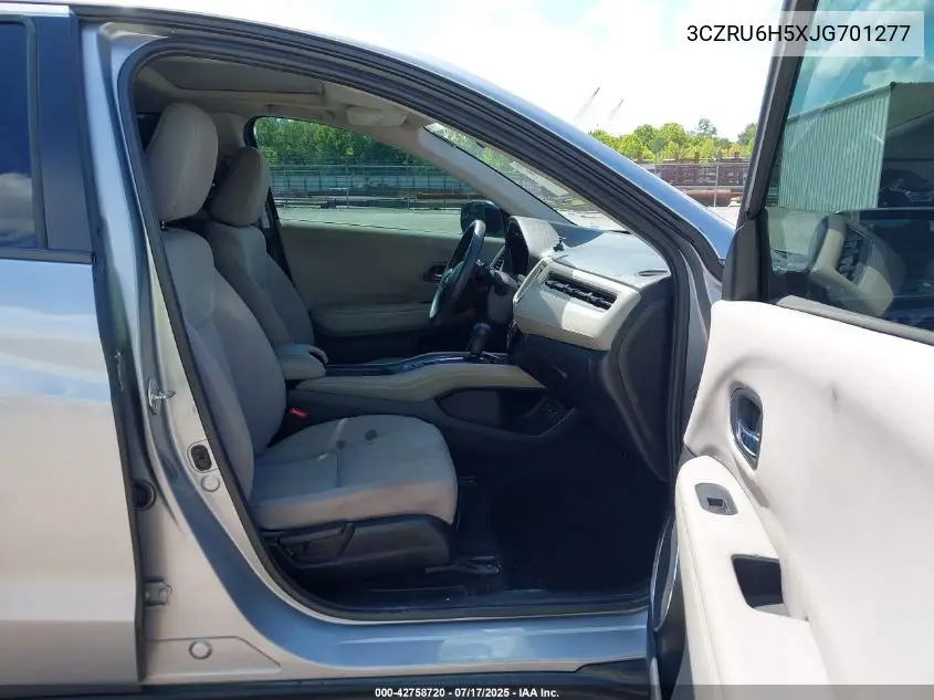 2018 Honda Hr-V Ex VIN: 3CZRU6H5XJG701277 Lot: 42758720