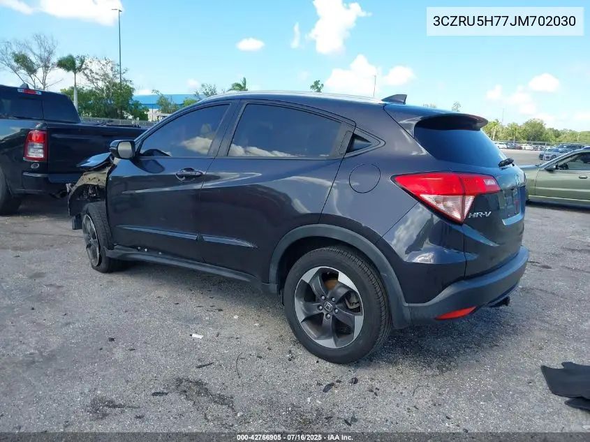2018 Honda Hr-V Ex-L VIN: 3CZRU5H77JM702030 Lot: 42766905