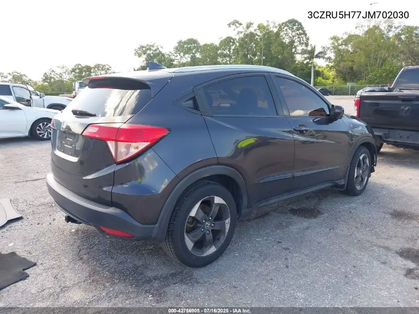 2018 Honda Hr-V Ex-L VIN: 3CZRU5H77JM702030 Lot: 42766905