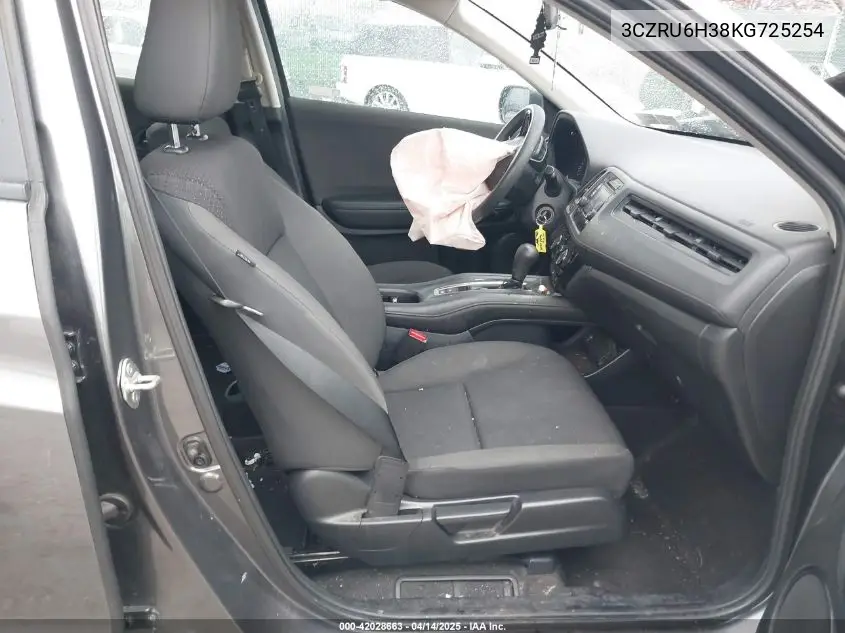 2019 Honda Hr-V Lx VIN: 3CZRU6H38KG725254 Lot: 42028663