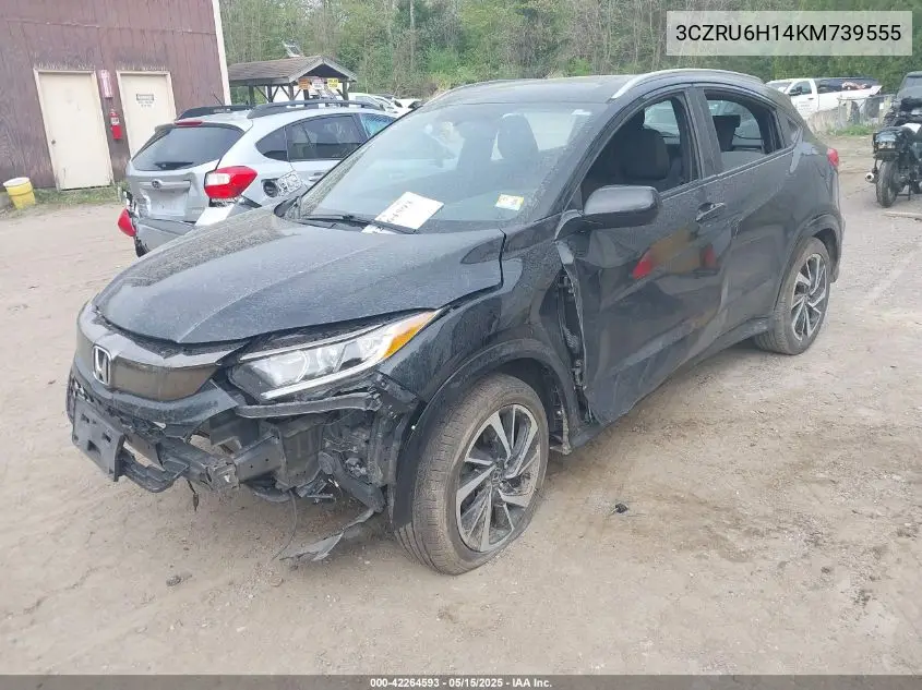 2019 Honda Hr-V Sport VIN: 3CZRU6H14KM739555 Lot: 42264593