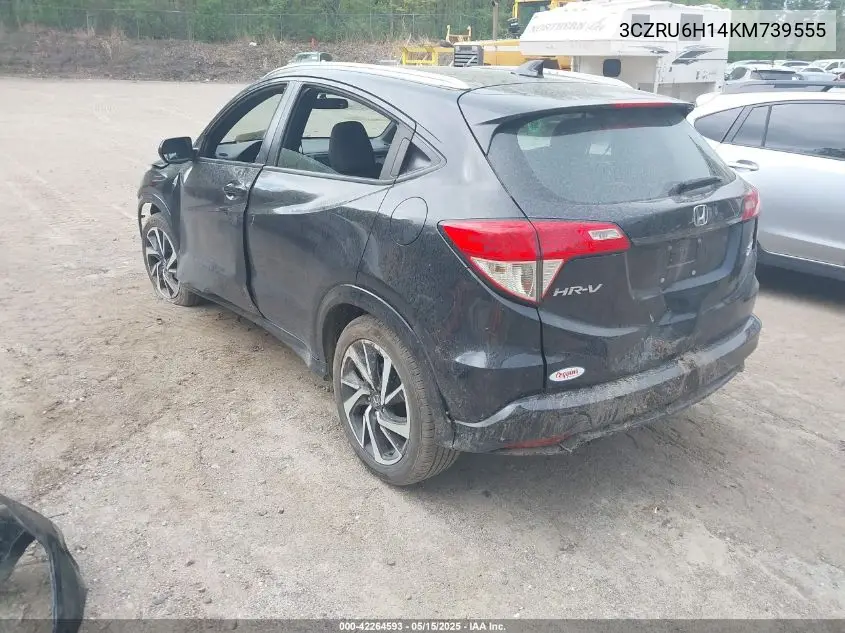2019 Honda Hr-V Sport VIN: 3CZRU6H14KM739555 Lot: 42264593