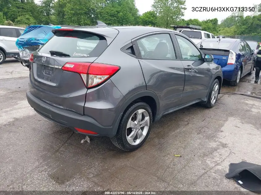 2019 Honda Hr-V Lx VIN: 3CZRU6H3XKG713350 Lot: 42273790