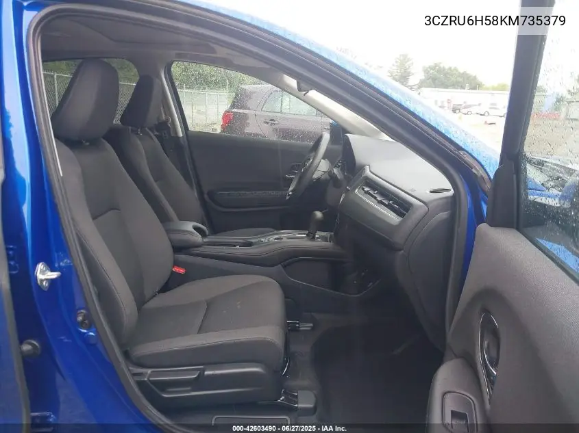 2019 Honda Hr-V Ex VIN: 3CZRU6H58KM735379 Lot: 42603490