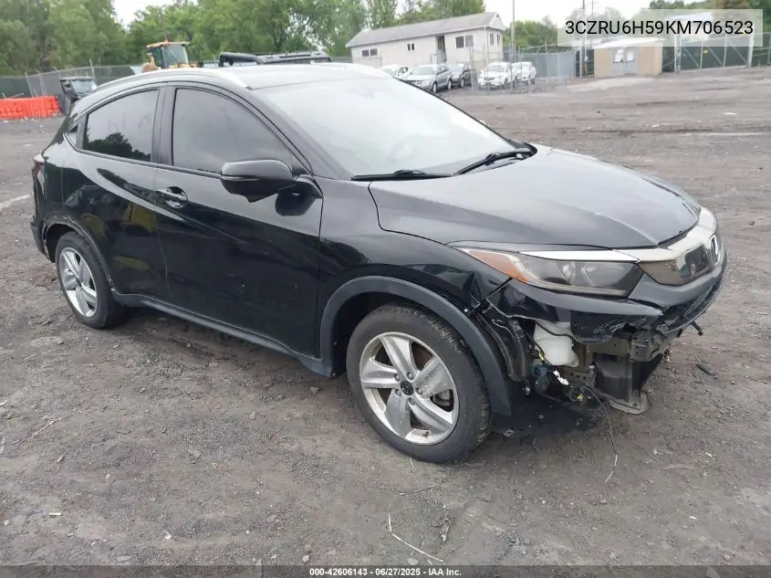 2019 Honda Hr-V Ex VIN: 3CZRU6H59KM706523 Lot: 42606143