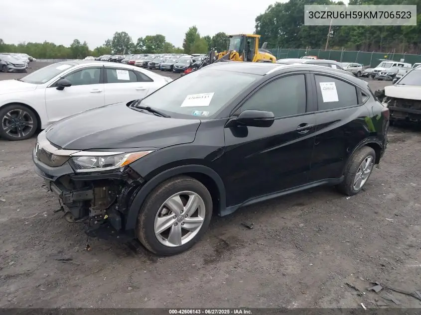 2019 Honda Hr-V Ex VIN: 3CZRU6H59KM706523 Lot: 42606143