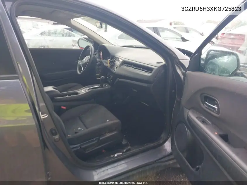 2019 Honda Hr-V Lx VIN: 3CZRU6H3XKG725823 Lot: 42619136