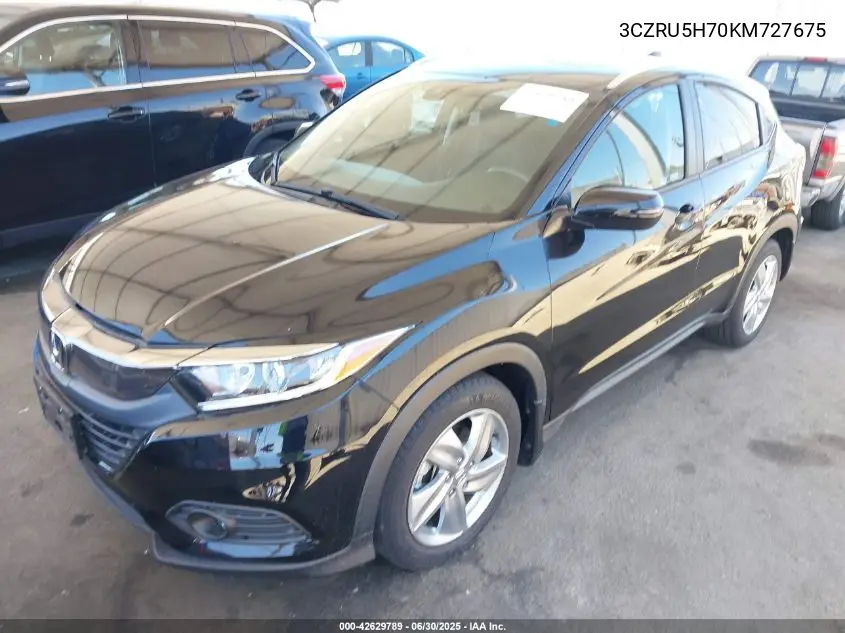 2019 Honda Hr-V Exl VIN: 3CZRU5H70KM727675 Lot: 42629789