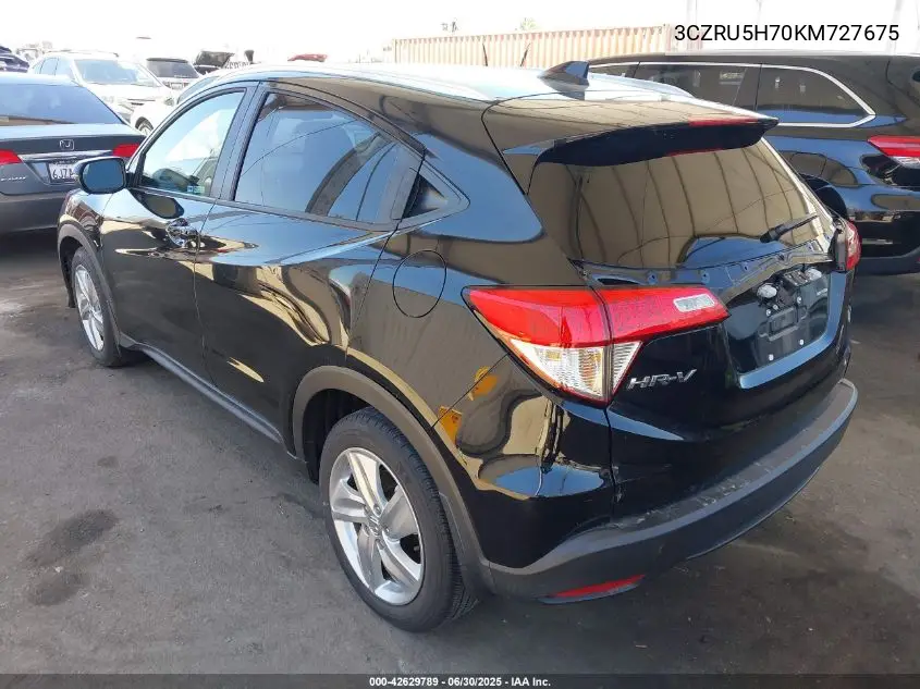 2019 Honda Hr-V Exl VIN: 3CZRU5H70KM727675 Lot: 42629789