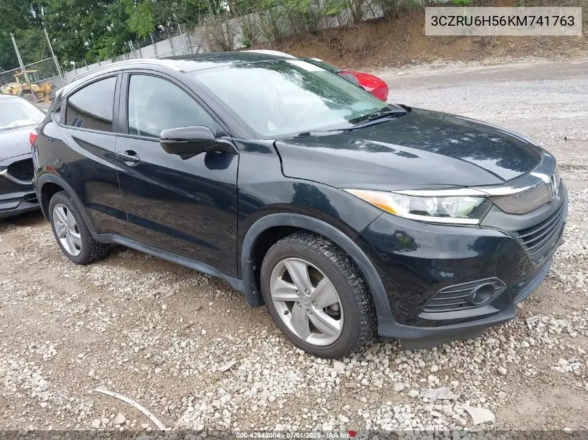 2019 Honda Hr-V Ex VIN: 3CZRU6H56KM741763 Lot: 42648004
