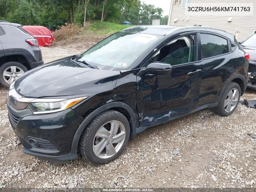 2019 Honda Hr-V Ex VIN: 3CZRU6H56KM741763 Lot: 42648004