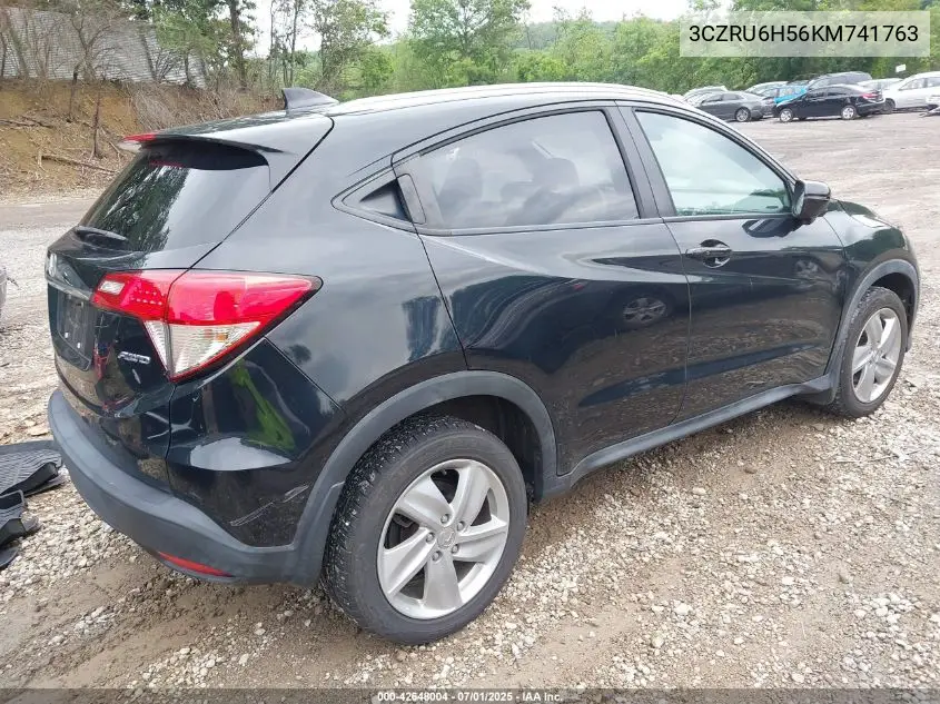2019 Honda Hr-V Ex VIN: 3CZRU6H56KM741763 Lot: 42648004