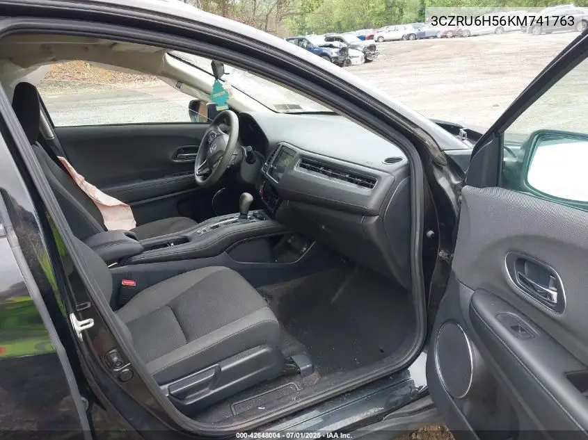2019 Honda Hr-V Ex VIN: 3CZRU6H56KM741763 Lot: 42648004