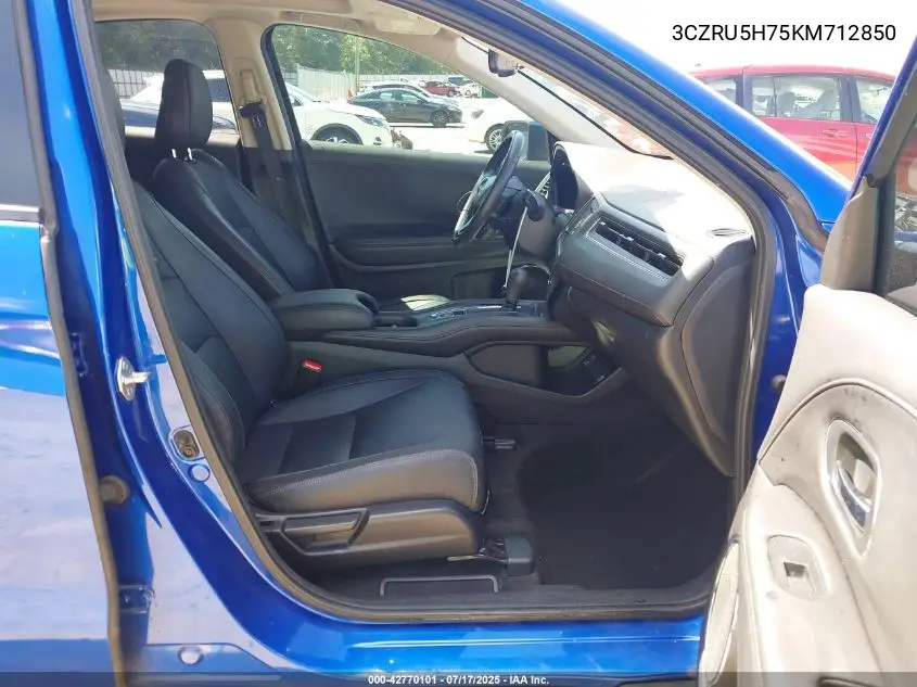 2019 Honda Hr-V Ex-L VIN: 3CZRU5H75KM712850 Lot: 42770101