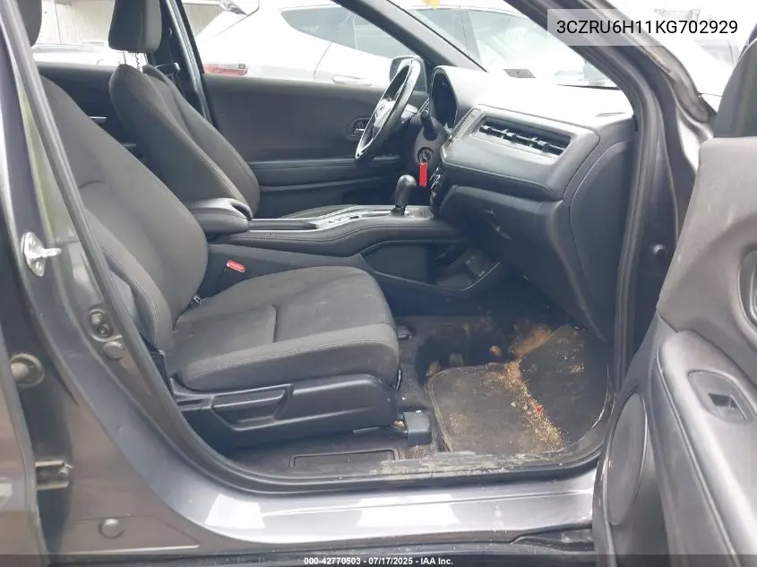 2019 Honda Hr-V Sport VIN: 3CZRU6H11KG702929 Lot: 42770503