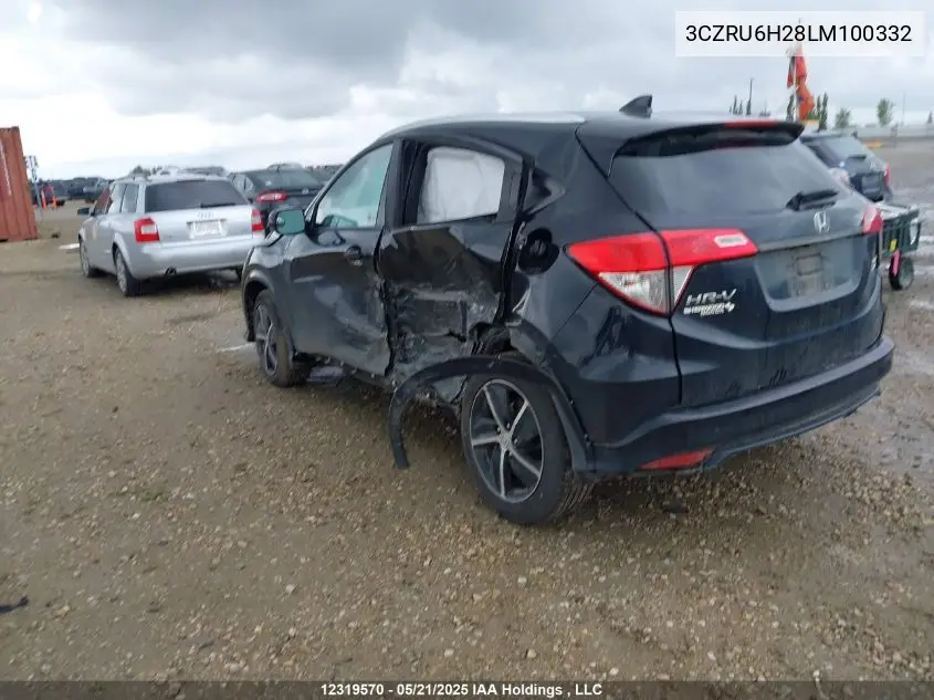 2020 Honda Hr-V Sport VIN: 3CZRU6H28LM100332 Lot: 12319570
