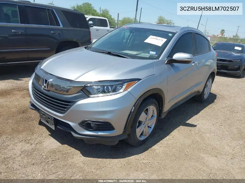 2020 Honda Hr-V 2Wd Ex VIN: 3CZRU5H58LM702507 Lot: 41996271