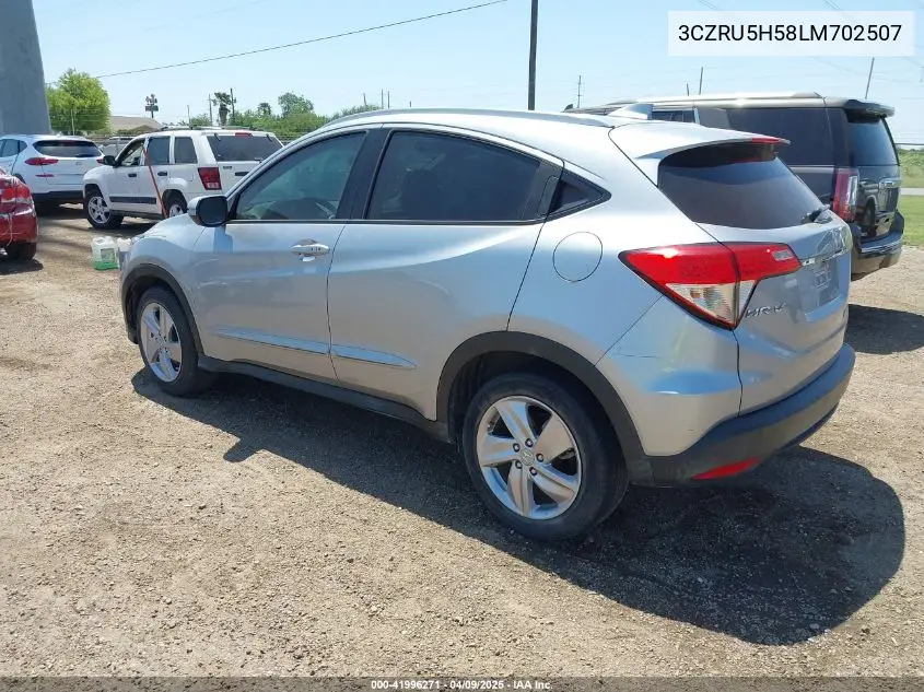 2020 Honda Hr-V 2Wd Ex VIN: 3CZRU5H58LM702507 Lot: 41996271