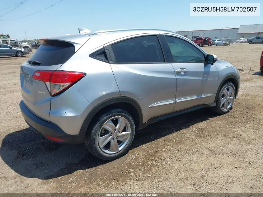 2020 Honda Hr-V 2Wd Ex VIN: 3CZRU5H58LM702507 Lot: 41996271