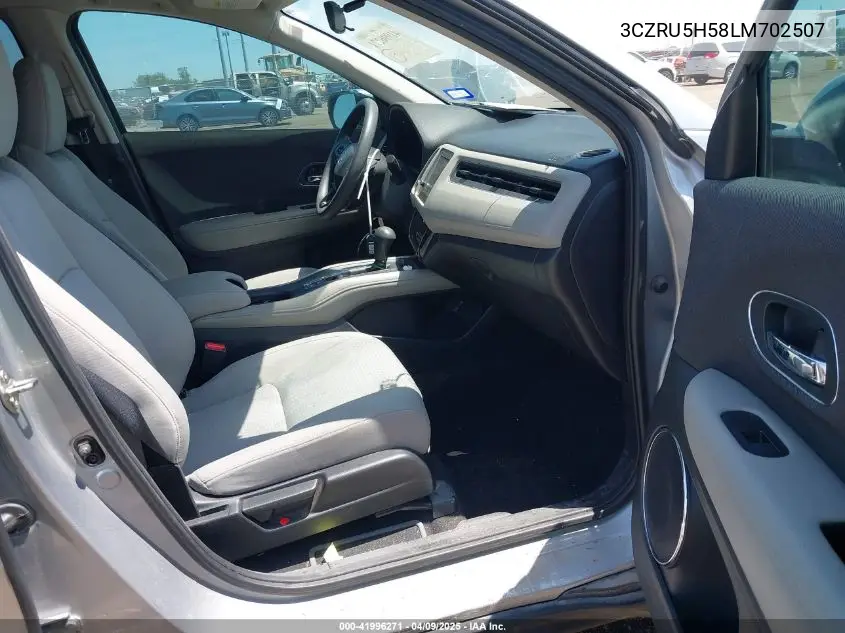 2020 Honda Hr-V 2Wd Ex VIN: 3CZRU5H58LM702507 Lot: 41996271