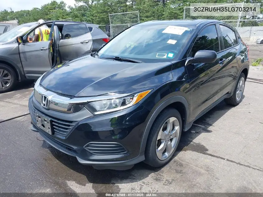 2020 Honda Hr-V Awd Lx VIN: 3CZRU6H35LG703214 Lot: 42767589
