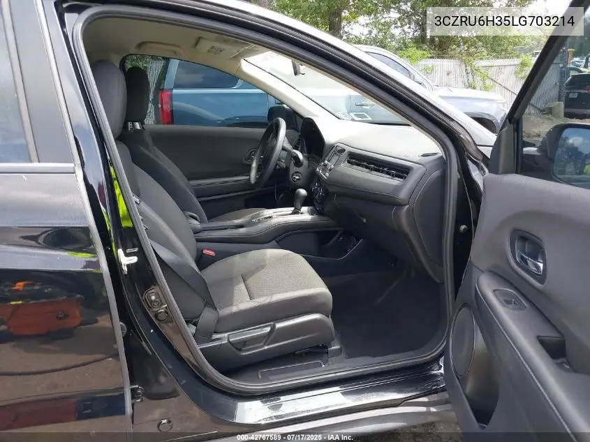 2020 Honda Hr-V Awd Lx VIN: 3CZRU6H35LG703214 Lot: 42767589