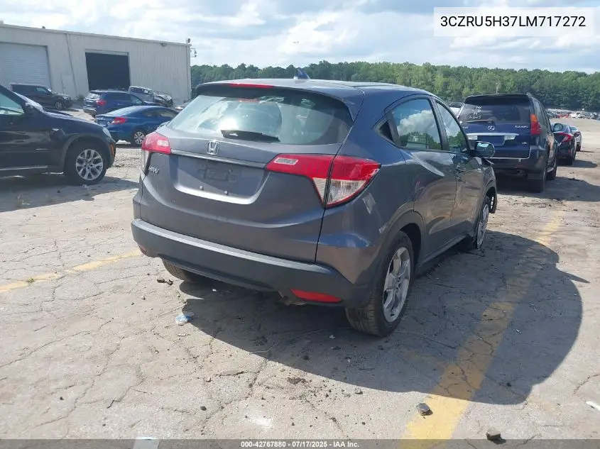 2020 Honda Hr-V 2Wd Lx VIN: 3CZRU5H37LM717272 Lot: 42767880